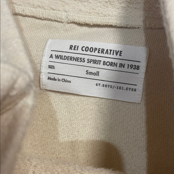 REI COOP WOMENS WALLACE LAKE PULLOVER CREAM HEMP SMALL - Picture 3 of 7